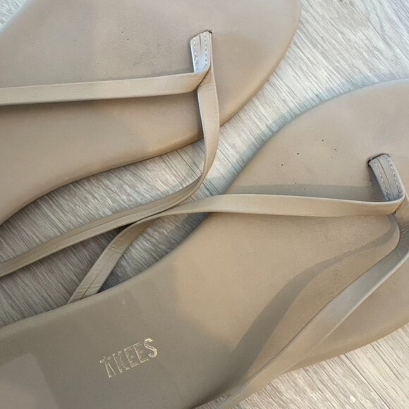 TKEES Tan Flip Flops Size 11 EU 42 - Picture 4 of 6